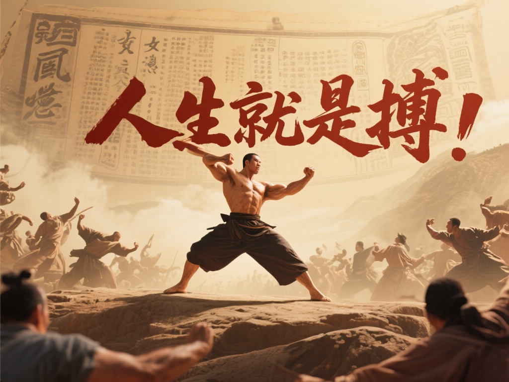 在华夏文明的浩瀚历史中，“人生就是搏”的精神贯穿了